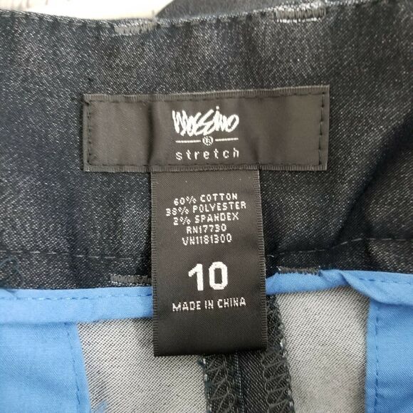 Mossimo Capris Cropped Pants Womens Size 10 Pockets Stretch Dark Gray - Picture 6 of 6
